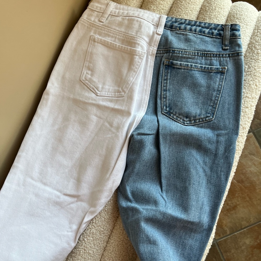 Colour Block Jeans - Picture 2 of 3